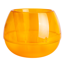 Flowerpot "Sphere" d14cm (amber)