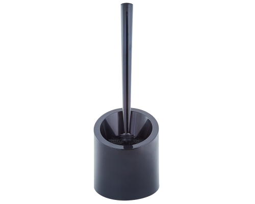 Toilet brush with stand "Aqua" (black)