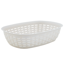 Basket "Rattan" 30,5x21,5x7,5cm (white rose)