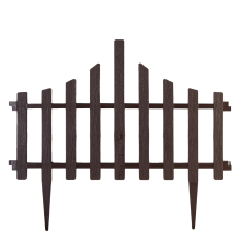 Set for lawn fence "Fence" (dark brown)