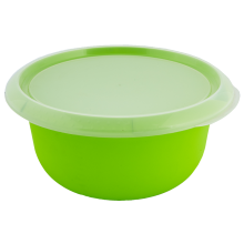 Kitchen bowl with lid 2,75L (olive / transparent)