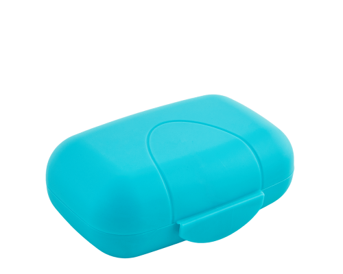 Traveling soap dish (turquoise)