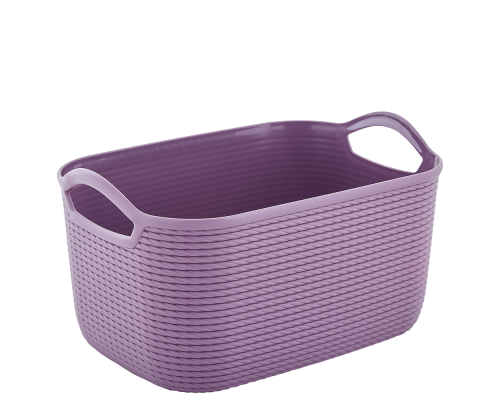 Basket "Jute" S (violet)