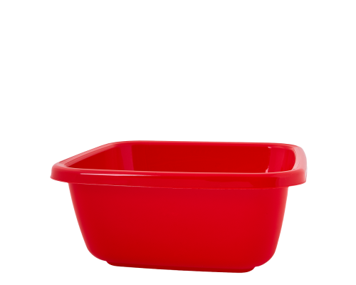 Square basin 9L (red)