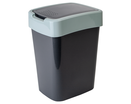 Garbage bin Euro 18L (granite / segebrush)