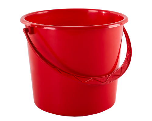 Round pail 8L (red)