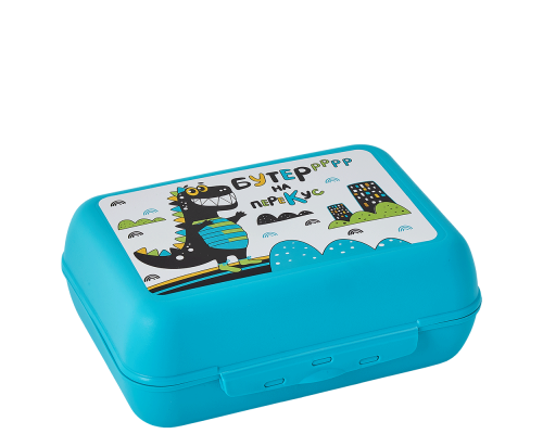 L.box with decor (Buddy: turquoise)