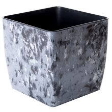 Вазон "Квадро" низький 16*16*15,5см. Stone (далматинська яшма)