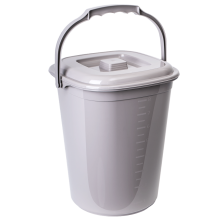 Pail "Smart" with lid 9L (cocoa)