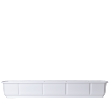 Flowerpot "Dama" balcony 100x18cm (white)