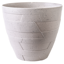 Flowerpot "Ceramo" with insert d19,5x17,5cm (cocoa concrete)