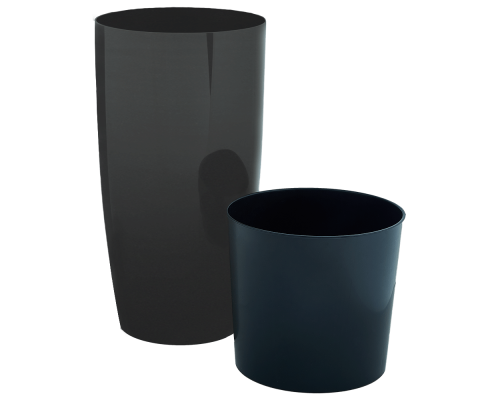 Flowerpot "Alpha" with insert d16x30cm (granite)