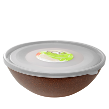 Bowl with lid 3L. ECO WOOD (brown)