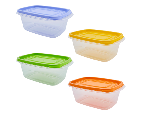 Food storage container "Omega" rectangular 1,8L (mix)