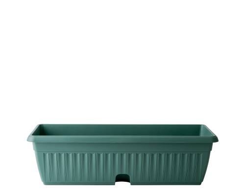 Flowerpot "Terra" balcony 50x19cm (green)