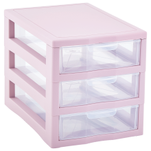 Universal organizer for 3 drawers (freesia / transparent)