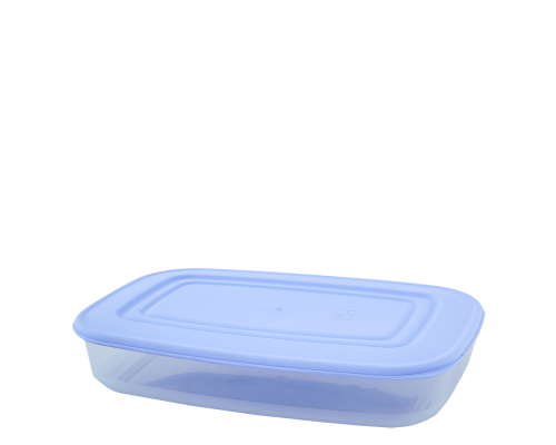 Food storage container rectangular 1,5L (transparent / lilac)