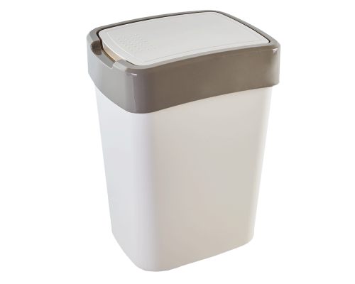 Garbage bin Euro 10L (white rose / cocoa)