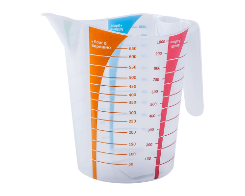 Measuring cup 1L (transparent)