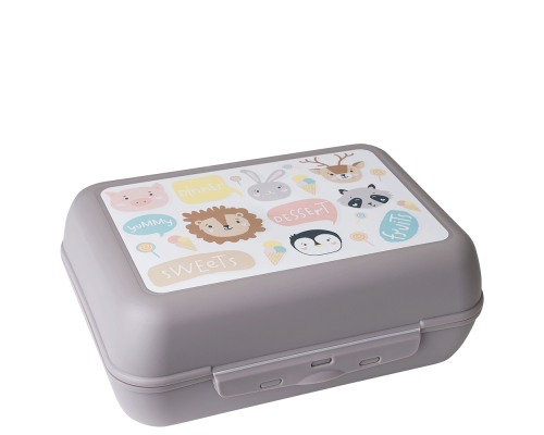 Lunch-box with decor (Pets, cocoa)