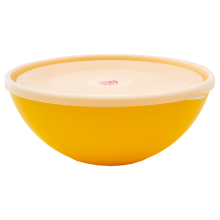 Bowl with lid 0,8L (dark yellow / transparent)