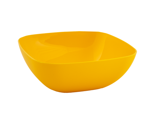 Plate deep 150x150x55mm (dark yellow)