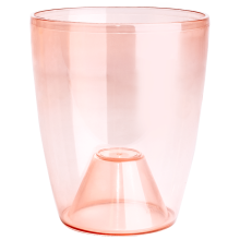 Flowerpot "Orchid" 12x14cm (coral)