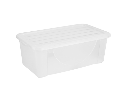 Storage box with lid 6L (transparent)