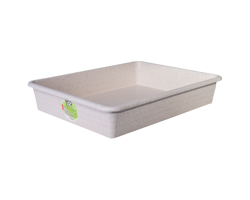 Universal tray 330x258x60mm ECO WOOD (white rose)