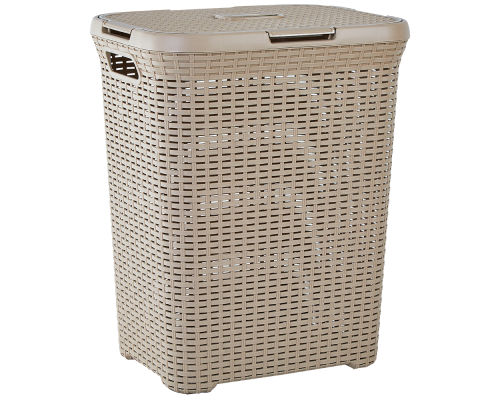 Laundry bin "Rattan" 50L (cocoa)