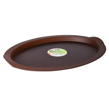 Oval tray 47x35x4cm. ECO WOOD (brown)
