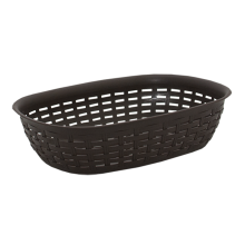 Basket "Rattan" 30,5x21,5x7,5cm (dark brown)