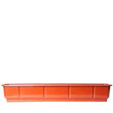 Flowerpot "Dama" balcony 100x18cm (terracotta)