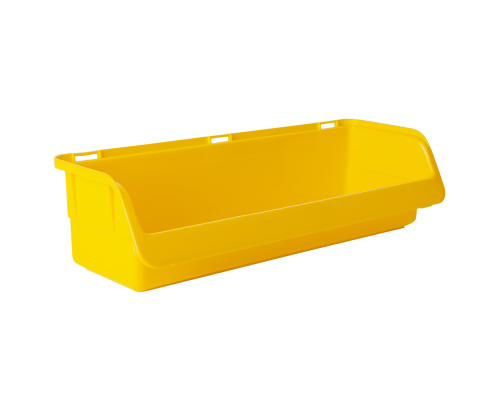 Long storage bin 275x100x70mm (dark yellow)