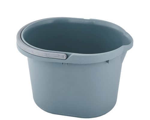 Pail for cleaning 15L (gray blue)