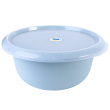 Kitchen bowl with lid 3,75L (segebrush / transparent)