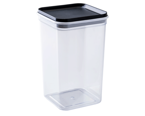 Container for bulk products "Fix" 1,3L (transparent / granite)