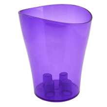 Flowerpot "Nika" for orchids 16x19cm (violet transparent)