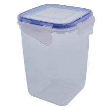 Food storage container with clip deep 1L (transparent)