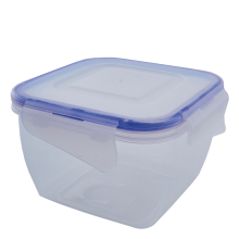 Food storage container with clip square 1,5L (transparent)