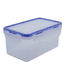 Food storage container with clip rectangular 0,65L (transparent)