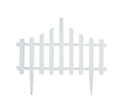 Set for lawn fence "Fence" (white floc)