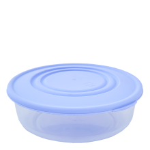 Food storage container round 0,55L (transparent / lilac)
