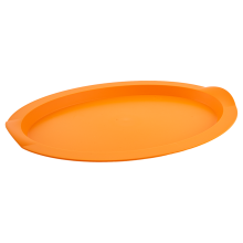 Oval tray 47x35x4cm (light orange)