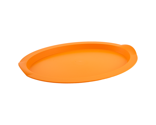 Oval tray 47x35x4cm (light orange)