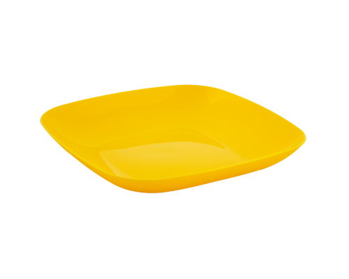 Plate 190x190x28mm (dark yellow)