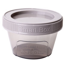 Container "Smart Box" round 0,2L (brown transparent / cocoa)