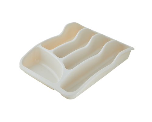 Cutlery tray (white rose)