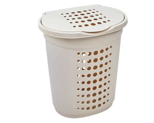 Laundry bin 60L (white rose)