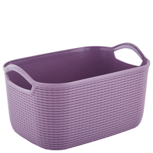 Basket "Jute" M (violet)